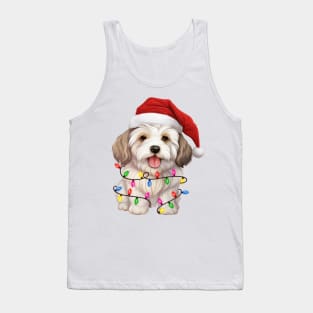 Christmas Coton de Tulear Tank Top